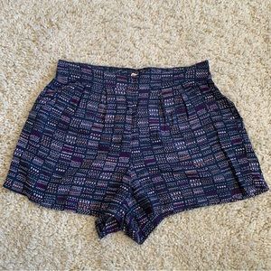 Mossimo Supply Co Navy Printed Shorts